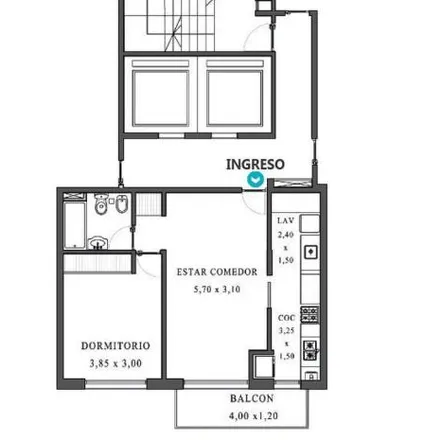 Buy this 1 bed apartment on FarmaVip in Bulevar Nicasio Oroño, Parque