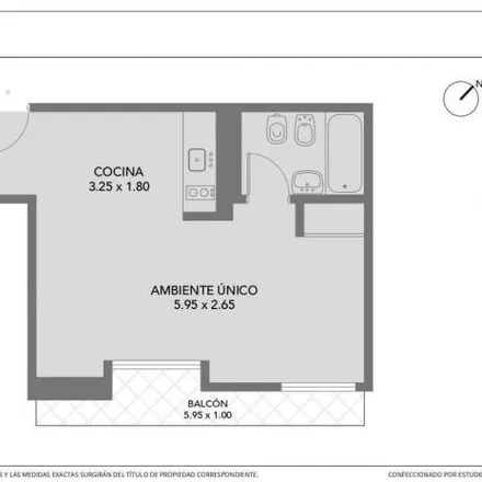 Buy this 1 bed apartment on Vera 865 in Villa Crespo, C1414 DCN Buenos Aires