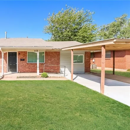 Rent this 4 bed house on 1119 Elmhurst Street in Moore, OK 73160