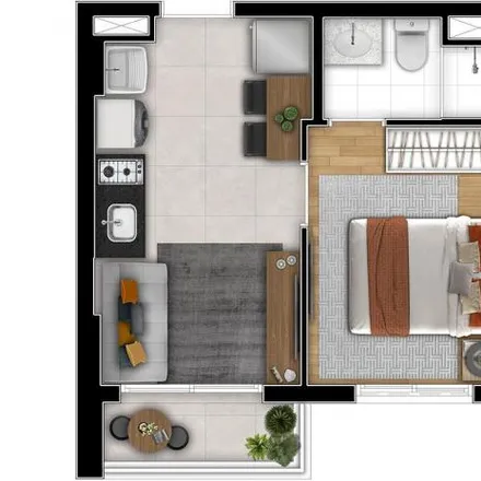 Rent this 2 bed apartment on Rua Arnoldo Felmanas in Socorro, São Paulo - SP