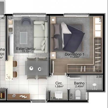 Buy this 1 bed apartment on de Vinho in Rua Marechal Deodoro, Centro