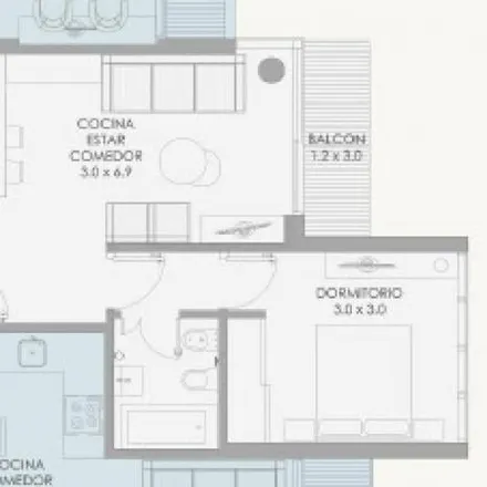 Rent this 1 bed apartment on Virrey Olaguer y Feliú 2475 in Colegiales, C1426 EBB Buenos Aires