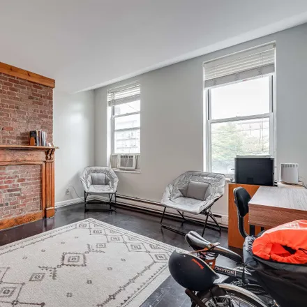 Rent this studio townhouse on Adams Street in Hoboken, NJ 07030