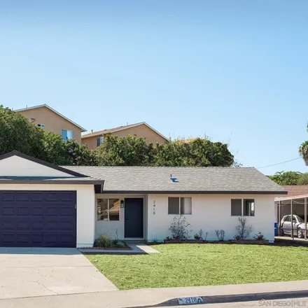 Buy this 3 bed house on 2418 Crandall Drive in San Diego, CA 92111