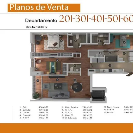 Buy this 3 bed apartment on Avenida Francisco Tudela y Varela 345 in San Isidro, Lima Metropolitan Area 15073