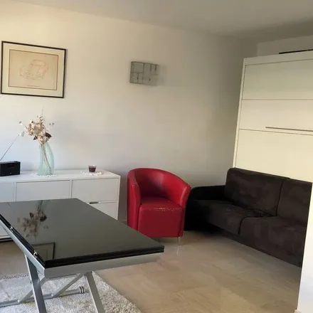 Rent this studio apartment on Avenue de France in 06400 Cannes, France