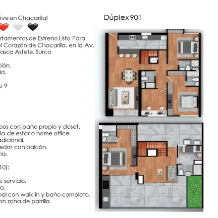 Buy this studio apartment on Jirón Monte Real in Santiago de Surco, Lima Metropolitan Area 51132