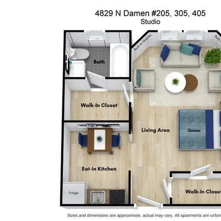 Rent this studio apartment on 4829 N Damen Ave