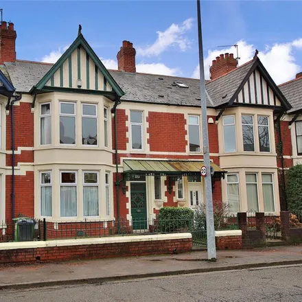 Rent this 4 bed townhouse on Marlborough Road in Cardiff, CF23 5BA
