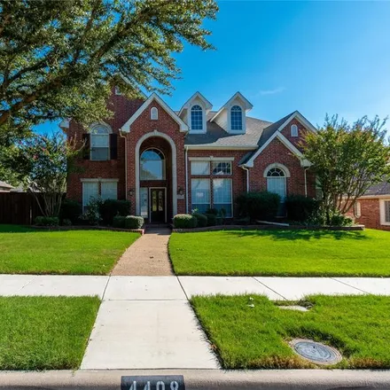 Rent this 4 bed house on 4408 Castleglen Drive in Plano, TX 75093