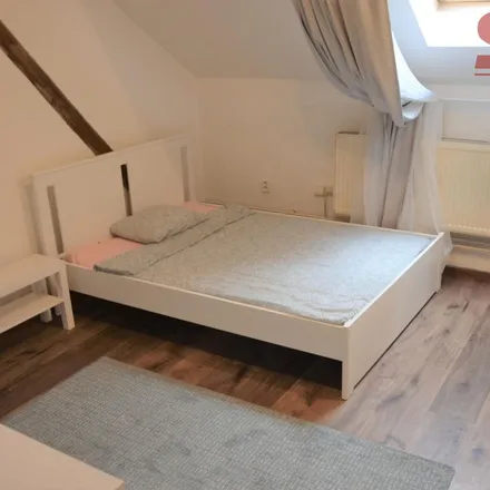 Rent this 1 bed apartment on Sokolská 1803/30 in 120 00 Prague, Czechia