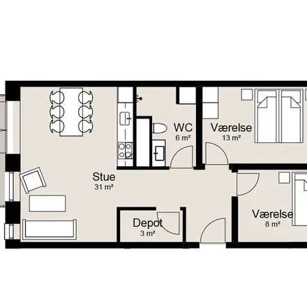 Image 4 - Sejlbjerg Alle 3B, 2640 Hedehusene, Denmark - Apartment for rent