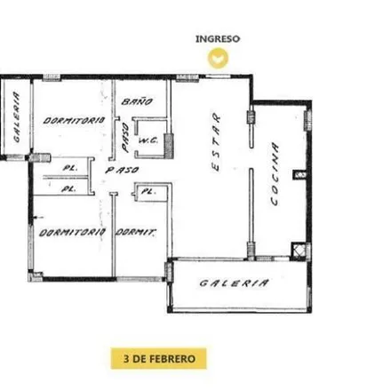 Buy this 3 bed apartment on 3 de Febrero 2550 in Nuestra Señora de Lourdes, Rosario