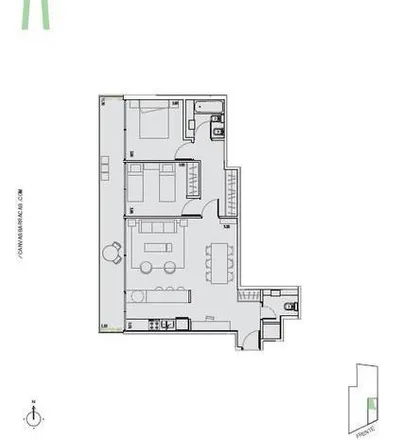 Buy this 2 bed apartment on Avenida Suárez 1749 in Barracas, 1295 Buenos Aires