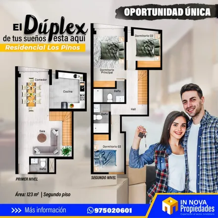 Buy this 3 bed apartment on Institución Educativa 821228 El Ingenio in Jirón Los Pinos, Cajamarca 06002