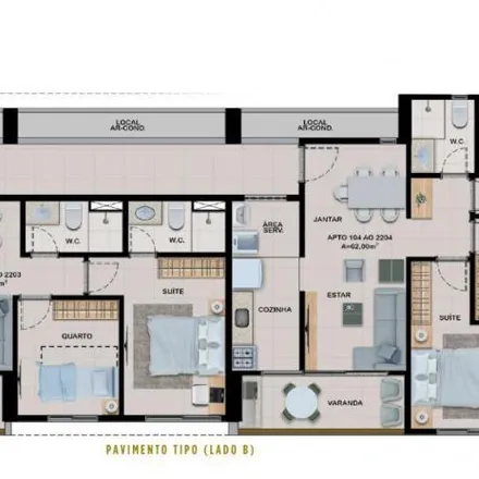 Buy this 3 bed apartment on Rua Nossa Senhora da Pompéia 62 in Encruzilhada, Recife - PE