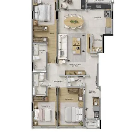 Buy this 3 bed apartment on unnamed road in Aldeia Indígena Kariri-Xocó, Brasília - Federal District