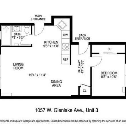 Image 4 - 1056 West Glenlake Avenue, Chicago, IL 60660, USA - Apartment for rent