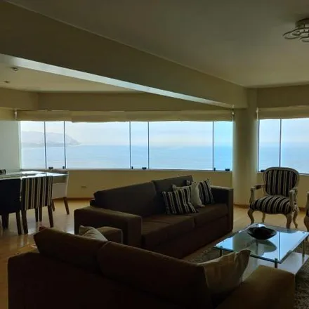 Rent this 3 bed apartment on Estación Parque del Faro La Marina in Ciclovía Malecón Cisneros, Miraflores