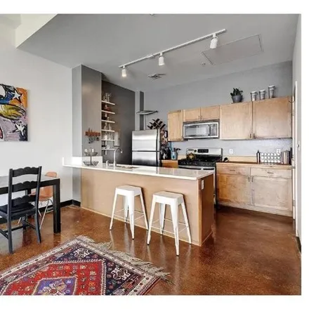 Rent this 1 bed condo on 2401 East 6th Street in Austin, TX 78702