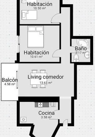 Buy this 2 bed apartment on Comodoro Ceferino Ramirez in Villa Lugano, C1439 FPF Buenos Aires