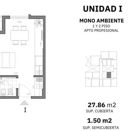 Buy this studio townhouse on Avenida General Mosconi 3801 in Villa Devoto, C1419 GGI Buenos Aires