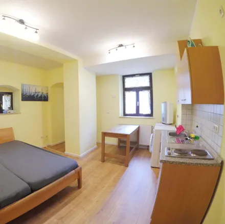 Rent this 1 bed apartment on Wahnsdorfer Straße 21 in 01129 Dresden, Germany