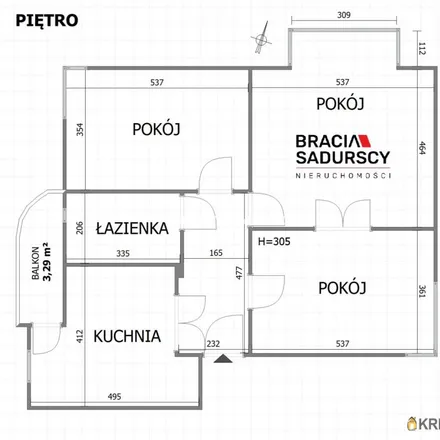 Image 3 - Aleja Pułkownika Władysława Beliny-Prażmowskiego 27, 31-514 Krakow, Poland - Apartment for sale