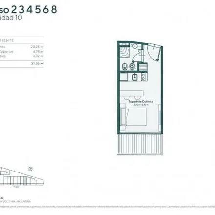Buy this 1 bed apartment on Antezana 562 in Villa Crespo, C1414 EEH Buenos Aires