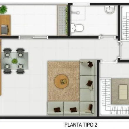 Buy this 2 bed apartment on Rua Serra dos Cristais in Vila Dirce, Carapicuíba - SP