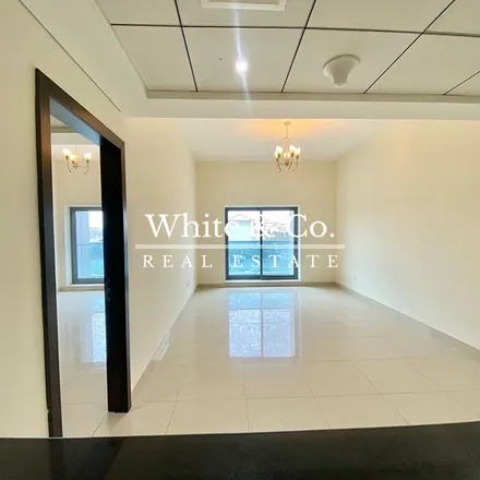Rent this 1 bed apartment on Classic Soccer Tower in Green Drive, Dubai Sports City