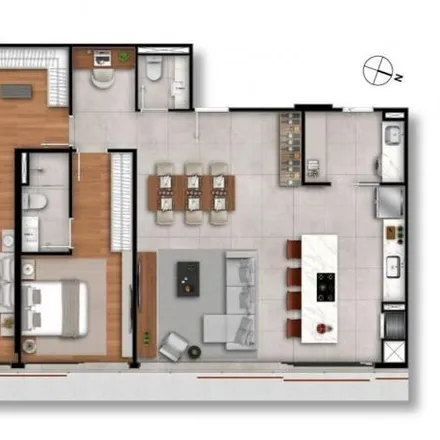 Buy this 2 bed apartment on Rua José Domakoski 32 in Bigorrilho, Curitiba - PR