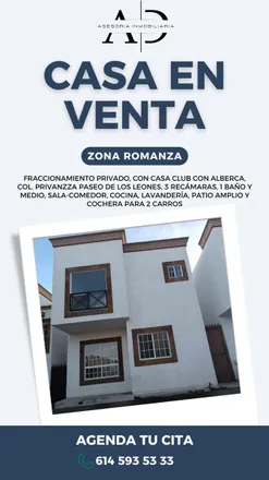 Buy this studio house on Boulevard Romanza in 31203 Chihuahua City, CHH