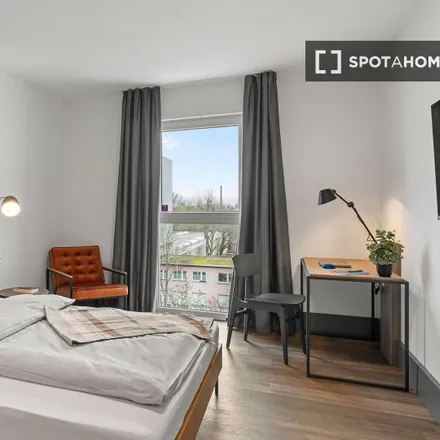 Rent this studio apartment on Borsigallee in 60388 Frankfurt, Germany