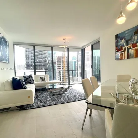Rent this 2 bed apartment on 10th Street Mover Station & Brickell Plaza in Southeast 1st Avenue, Miami