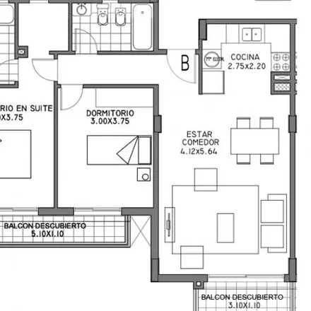 Buy this 2 bed apartment on Intendente Norberto García Silva 210 in Partido de Morón, B1708 DYO Morón