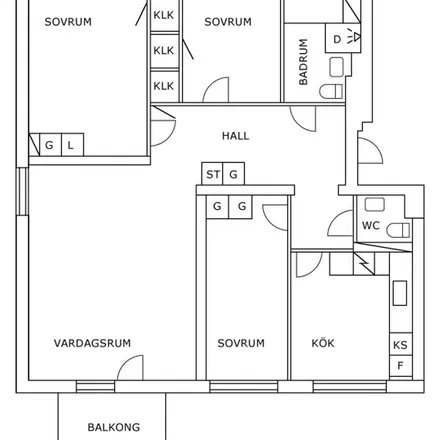 Rent this 4 bed apartment on Systembolaget in Landsvägsgatan 26, 642 60 Malmköping