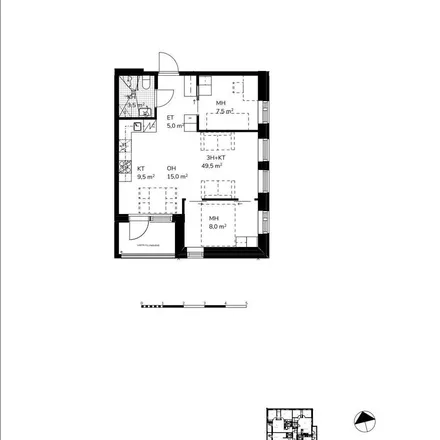 Rent this 3 bed apartment on Segersveninkatu 6 in 02770 Espoo, Finland