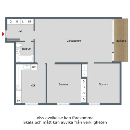 Rent this 3 bed apartment on Villavägen in 612 41 Finspång, Sweden