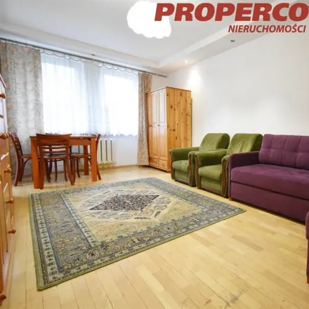 Rent this 3 bed apartment on Edmunda Massalskiego 9 in 25-636 Kielce, Poland