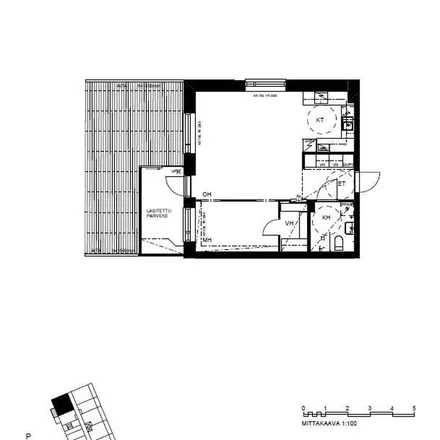 Rent this 2 bed apartment on Espoon Koho in Pyyntitie 1, 02230 Espoo