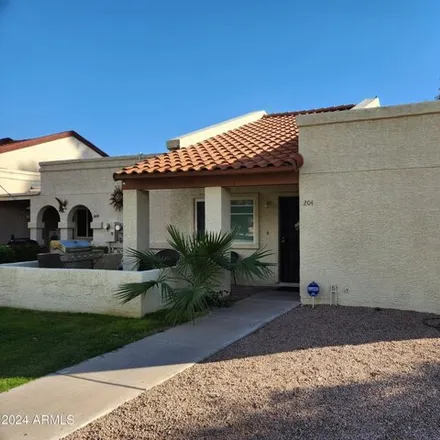 Rent this 3 bed townhouse on 587 South Hartford Street in Chandler, AZ 85225