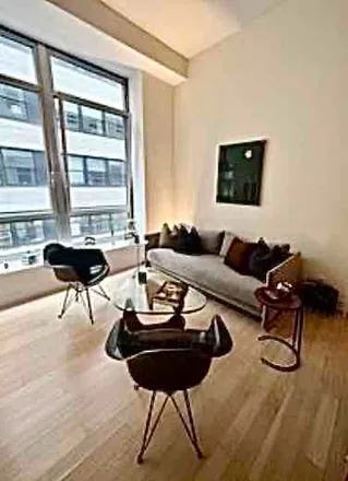 Rent this 1 bed condo on 111 Fulton Street