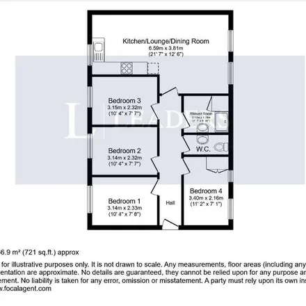 Rent this 1 bed room on Saracens Court in Swindon Road, Cheltenham