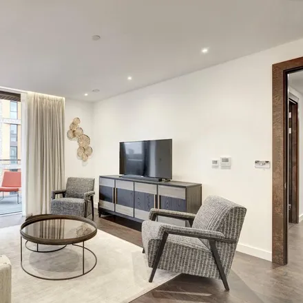 Rent this 3 bed apartment on Battersea Park Road in Nine Elms, London