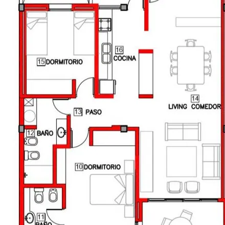 Rent this 2 bed apartment on Remedios de Escalada 430 in Departamento San Fernando, H3500 ASC Resistencia