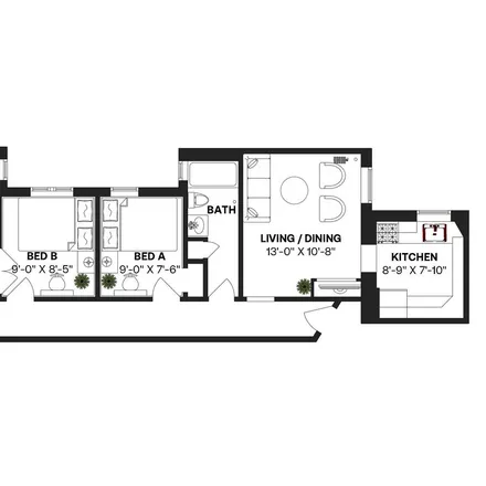 Image 8 - 400 West 20th Street - Room for rent