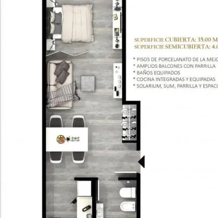 Buy this studio apartment on Miller 4129 in Saavedra, C1431 AJI Buenos Aires