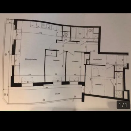 Rent this 1 bed apartment on Malbrande in Avenue Henri Barbusse, 74100 Annemasse