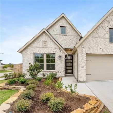 Rent this 3 bed house on Meadow Terrace Drive in Fulshear, Fort Bend County
